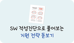 SW 적성진단으로 풀어보는 지원 전략 돋보기